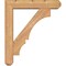 Ekena Millwork Balboa Craftsman Smooth Bracket w/ Offset Brace, Western Red Cedar, 5 1/2"W x 24"D x 28"H BKT0604X24X28BOA04SWR - alternate 4